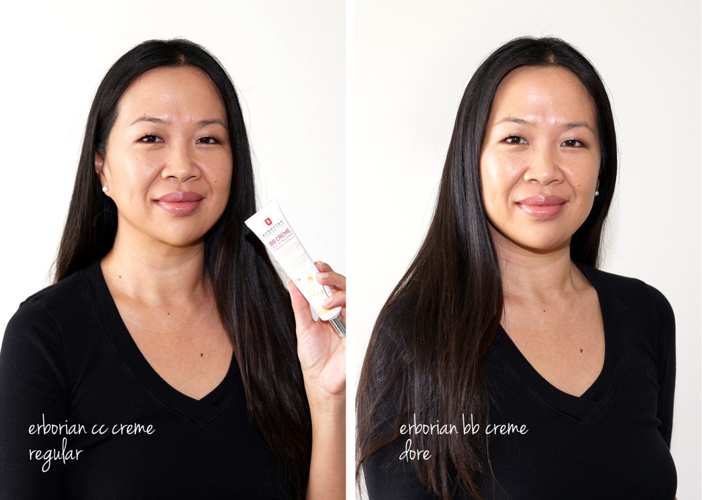  Erborian CC Creme et BB Creme swatches 