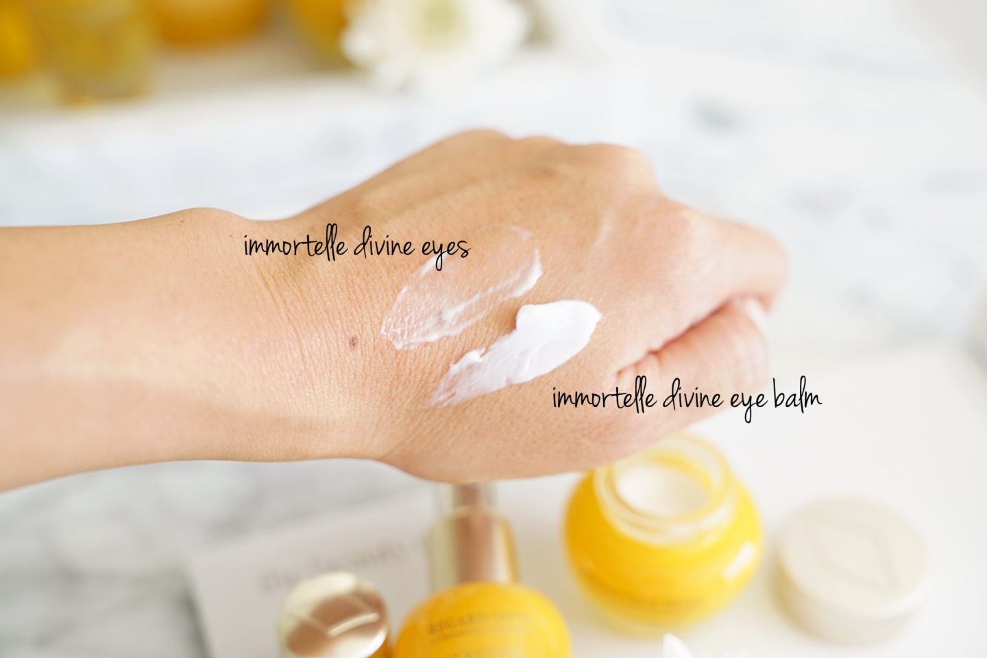  L'Occitane Immortelle Yeux Divins vs Baume Divin Yeux 