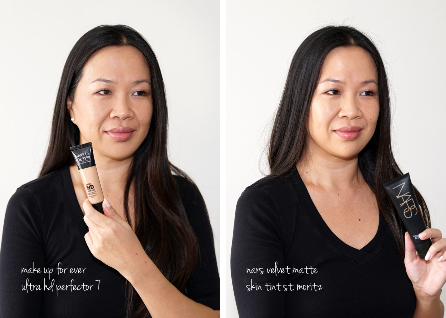  Make Up For Ever Teinte Perfecteur Ultra HD 7 et NARS Velours Teinte Matte Nuancier St. Moritz 