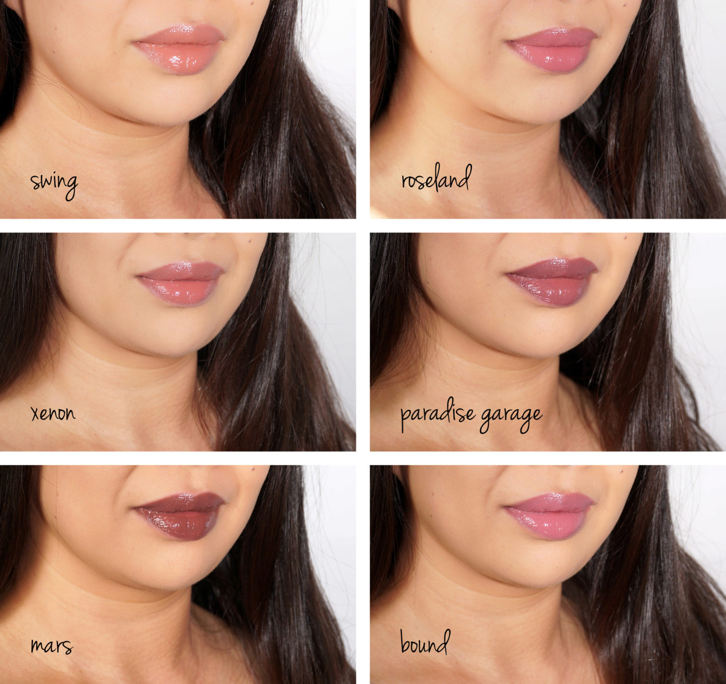  NARS Velvet Lip Glide Nouvelles nuances Swing, Roseland, Xenon, Paradise Garage et nuances de lèvres Mars via The Beauty Look Book 
