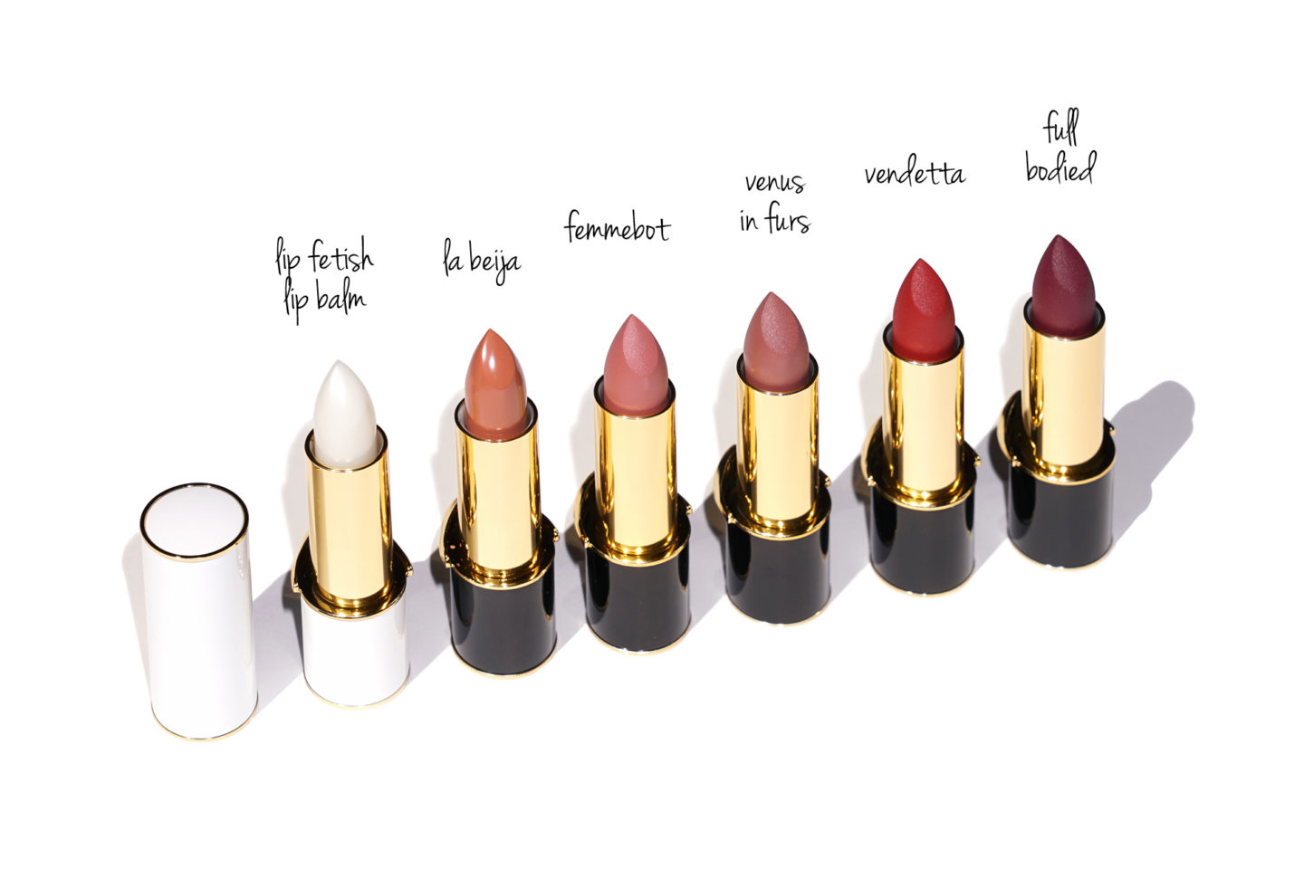  Pat McGrath Baume Lèvres Fétichiste des Lèvres, La Beija, Femme, Vénus en Fourrure, Vendetta, Corsé 
