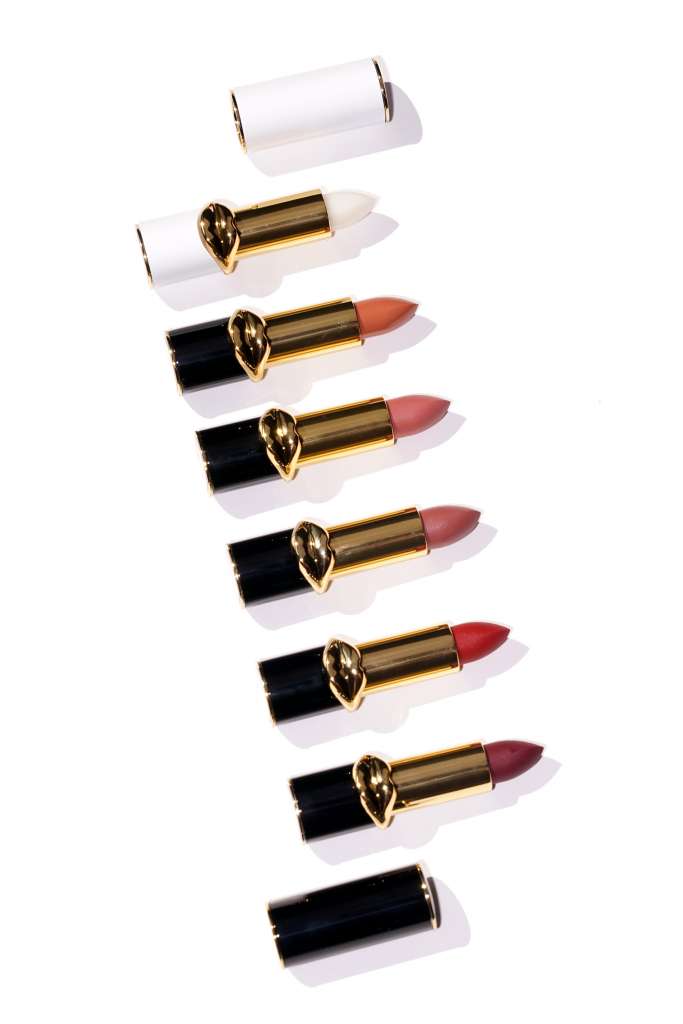 Pat McGrath Baume fétiche pour les lèvres, La Beija, Femmebot, Vénus à fourrures, Vendetta + Rouges à lèvres pleines de sang