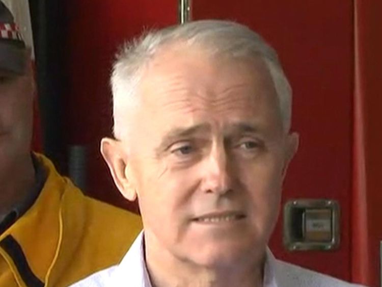  Premier ministre australien Malcolm Turnbull 