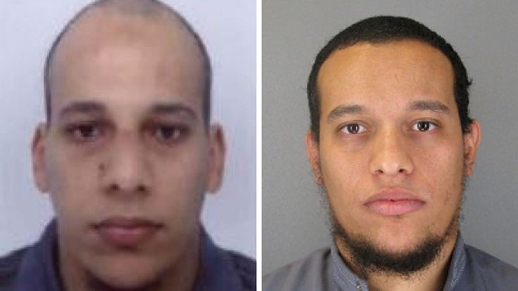  Cherif Kouachi (à gauche), âgé de 32 ans, et son frère Saïd Kouachi (à droite), âgé de 34 ans 
