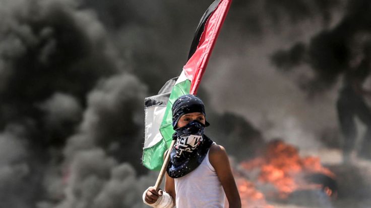  Des Palestiniens ont été tués lundi à la frontière de Gaza alors qu'ils protestaient contre l'ouverture de l'ambassade des Etats-Unis 