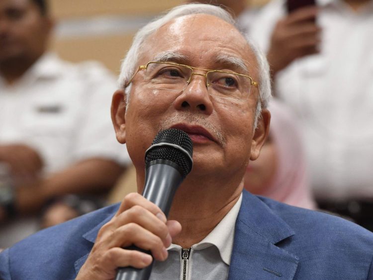 L'ancien Premier ministre malaisien Najib Razak