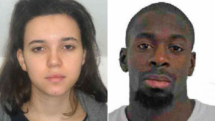  Hayat Boumeddiene et Amedy Coulibaly 
