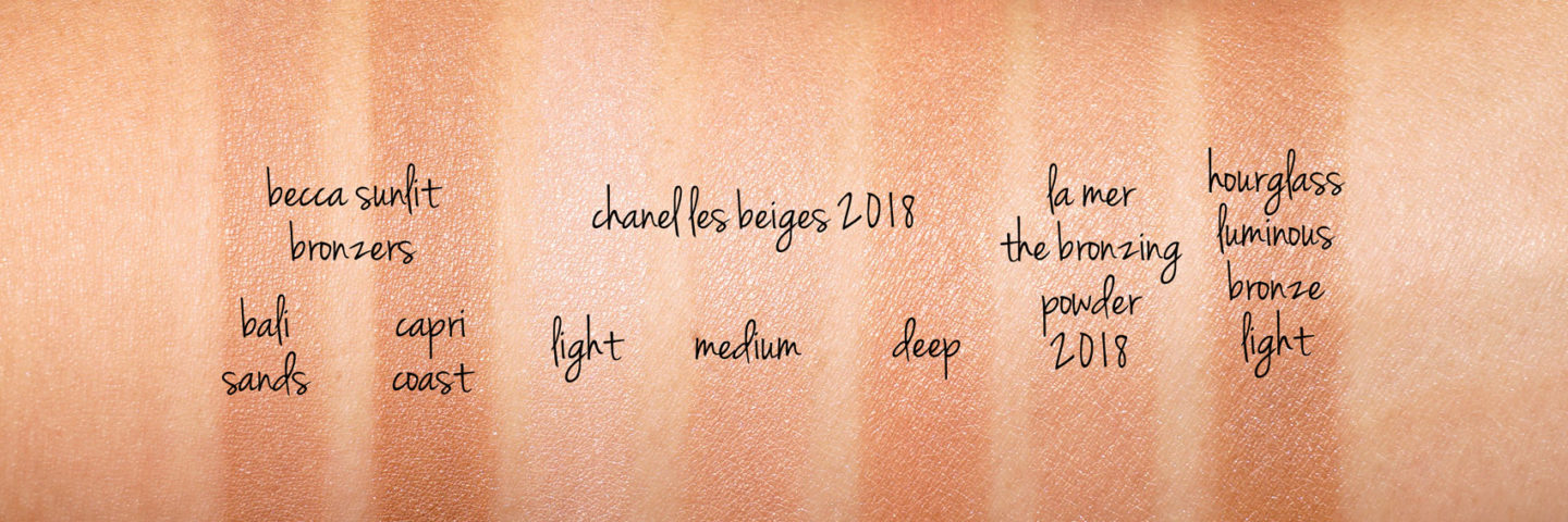  La Mer Bronzing Powder 2018 Comparaisons Swatch via The Beauty Look 