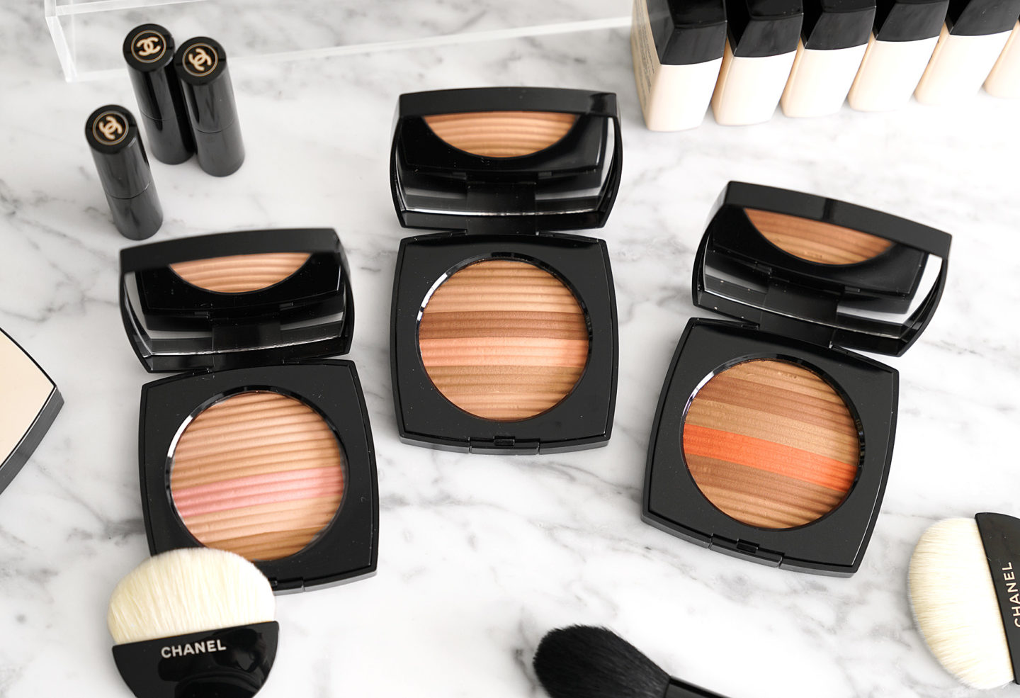 Poudre Lumineuse Lumineuse Chanel Les Beiges et Deep 