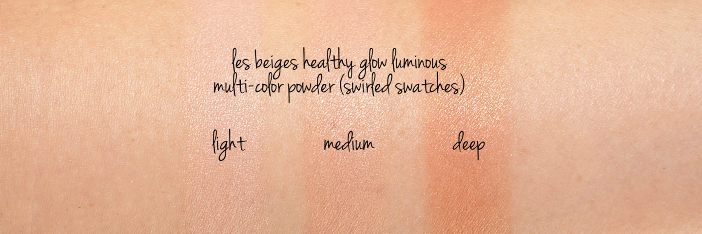  Poudre multicolore lumineuse Chanel Les Beiges Lumineuse Lumière, moyenne et profonde 