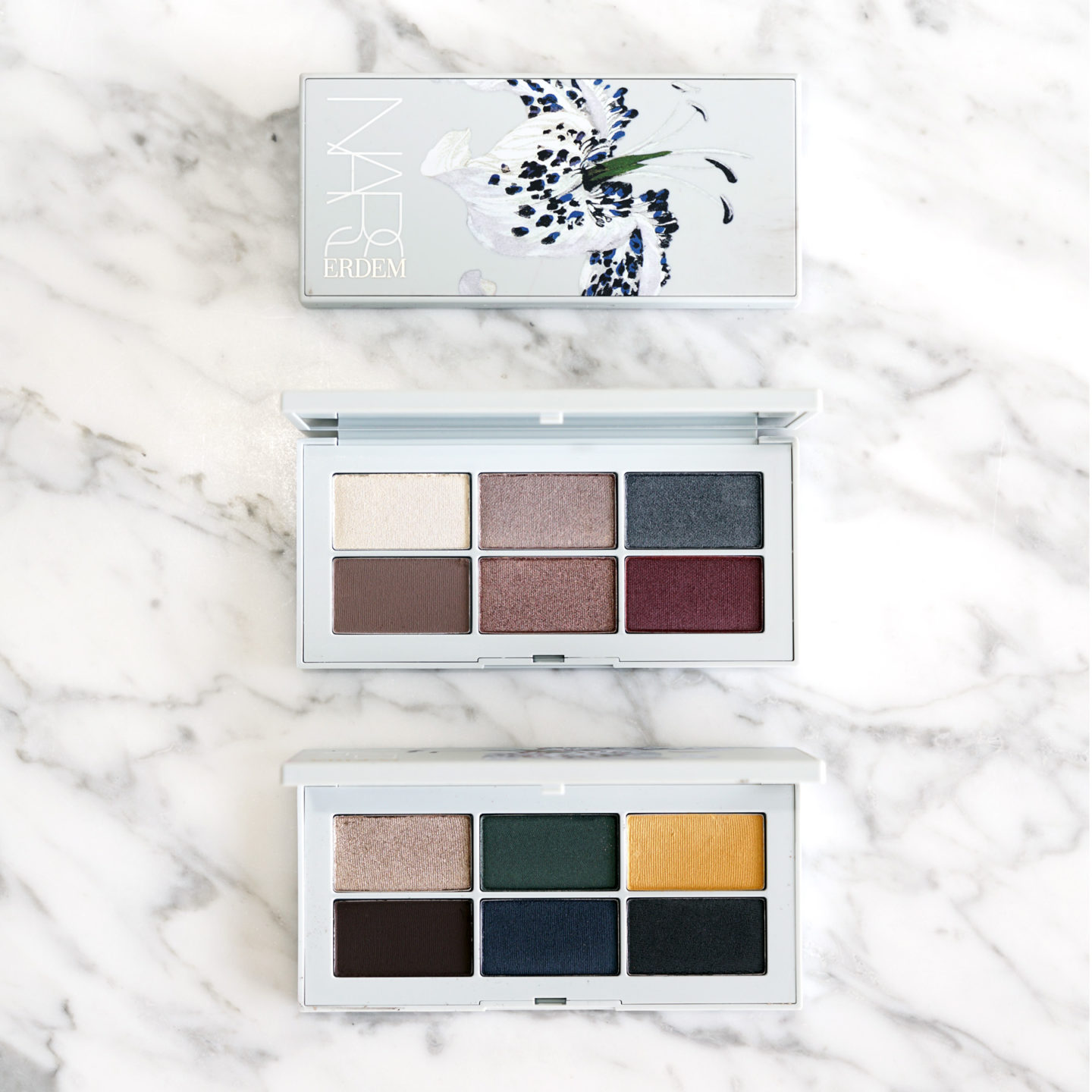  NARS x Erdem Étranges Fard à paupières Fleurs Palettes Fleur Fatale et Jardin de nuit 