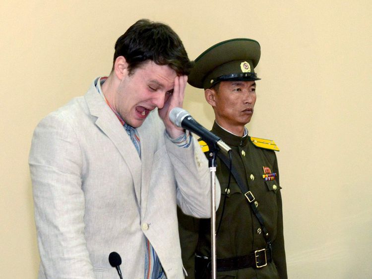  Otto Warmbier est décédé six jours après que la Corée du Nord l'a ramené aux États-Unis dans un coma en juin 