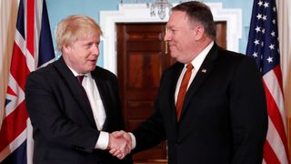  Le secrétaire d'Etat américain Mike Pompeo rencontre le secrétaire Boris Johnson au Département d'Etat 