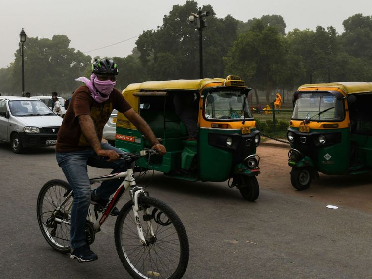  Tempête de poussière à New Delhi 
