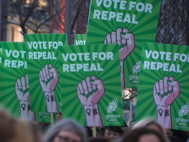  La campagne Yes manifestant avant le vote de vendredi 