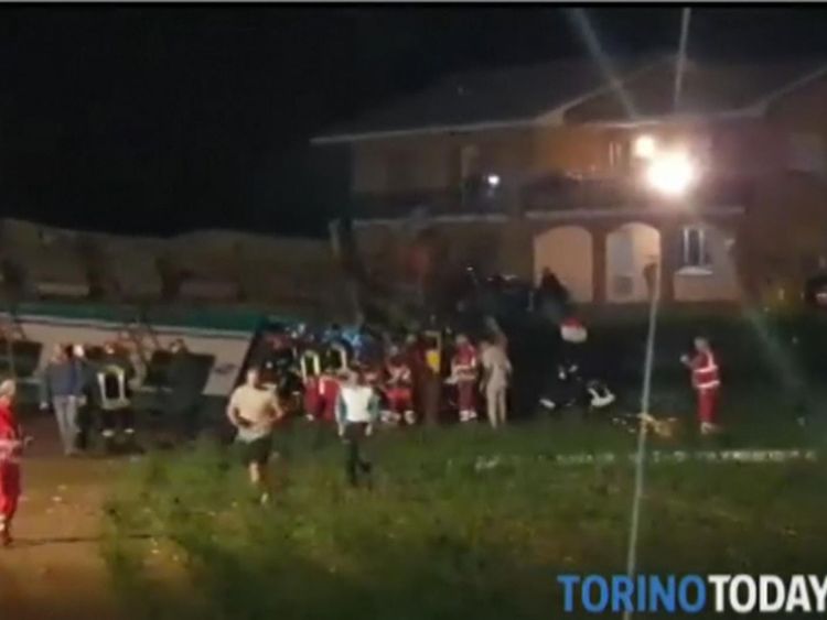  L'accident s'est produit près de la ville de Turin [19659007] [Image:</span><br />
        <span class=