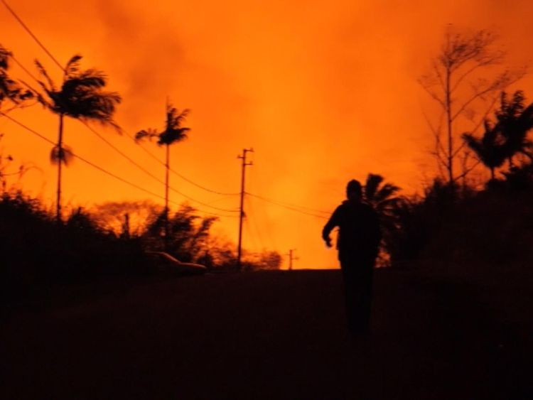  Hannah Thomas-Peter témoin de la destruction de Kilauea 