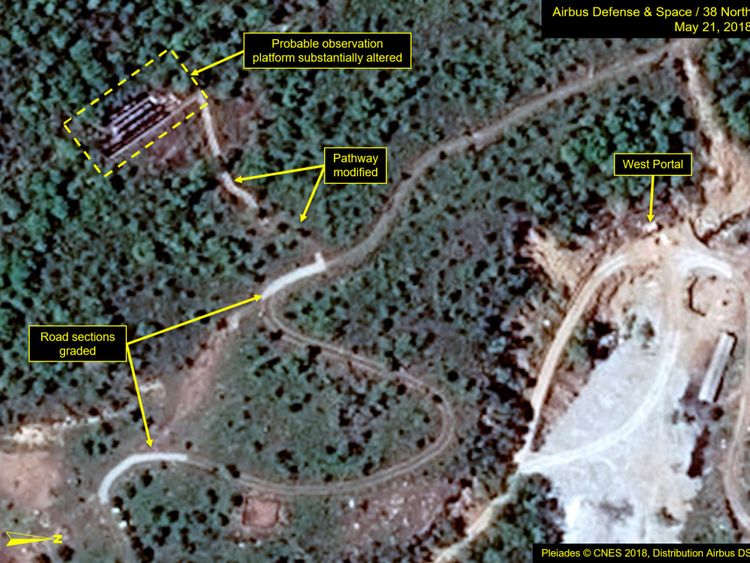  Nouvelle image satellite du Punggye-ri site d'essai nucléaire 