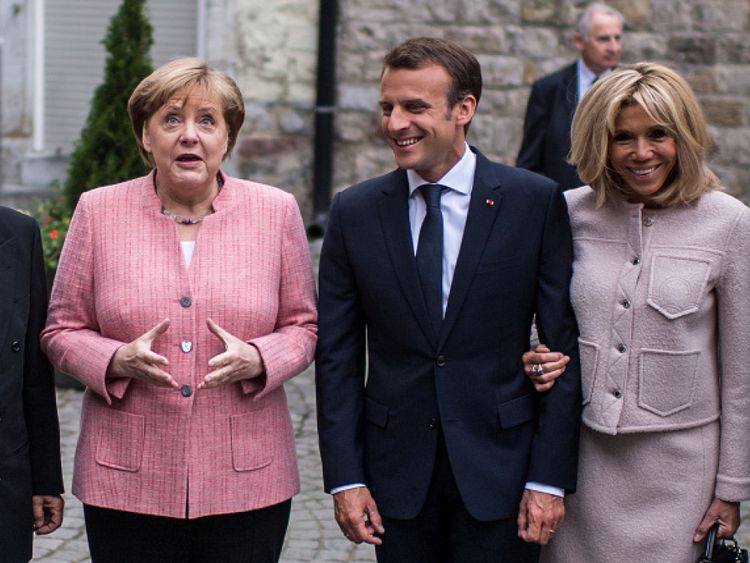  Merkel et Macron se trouvaient à Aix-la-Chapelle en Allemagne Jeudi et a appelé à une désescalade des tensions au Moyen-Orient 