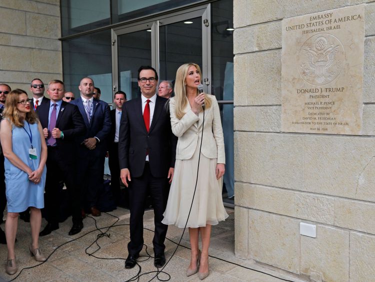  Ivanka Trump à l'ouverture de l'ambassade américaine à Jérusalem 