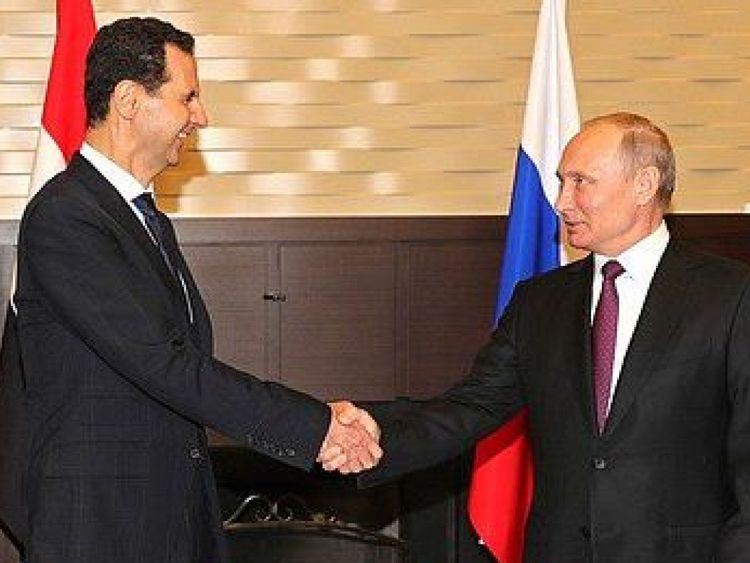  Les dirigeants de la Russie et de la Syrie se rencontrent à Sotchi (Pic: @KremlinRussia_E) [19659005] Image: </span><br />
        <span class=