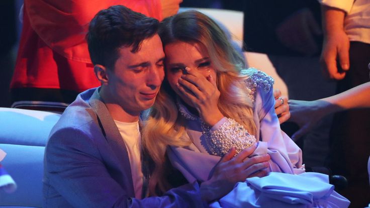  Yulia Samoylova a pleuré après avoir échoué à faire la finale de l'Eurovision en 2018, après avoir été bannie du Royaume-Uni en 2017 