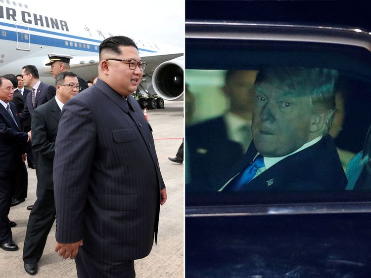  Kim Jong Un et Donald Trump sont arrivés à Singapour avant le sommet de mardi 