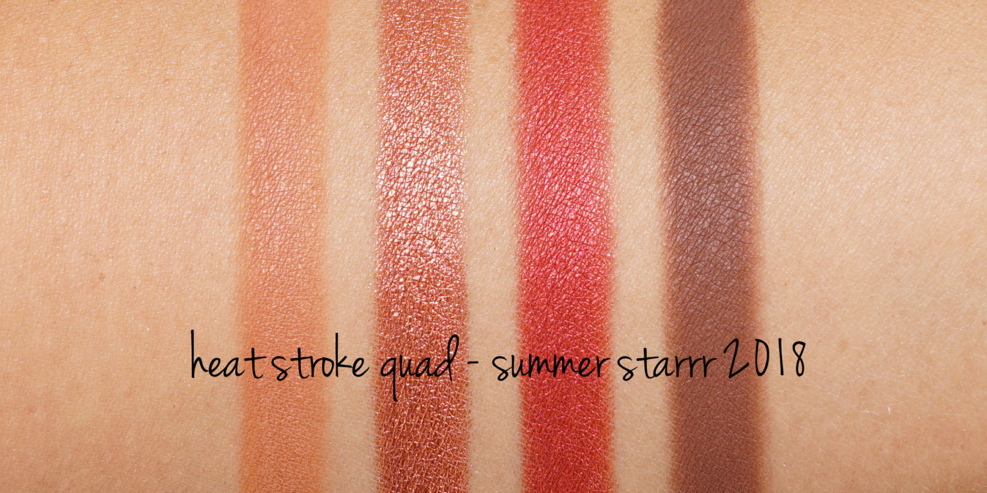  MAC Starrr Été Starrr Heat Steam Eyeshadow Quad 