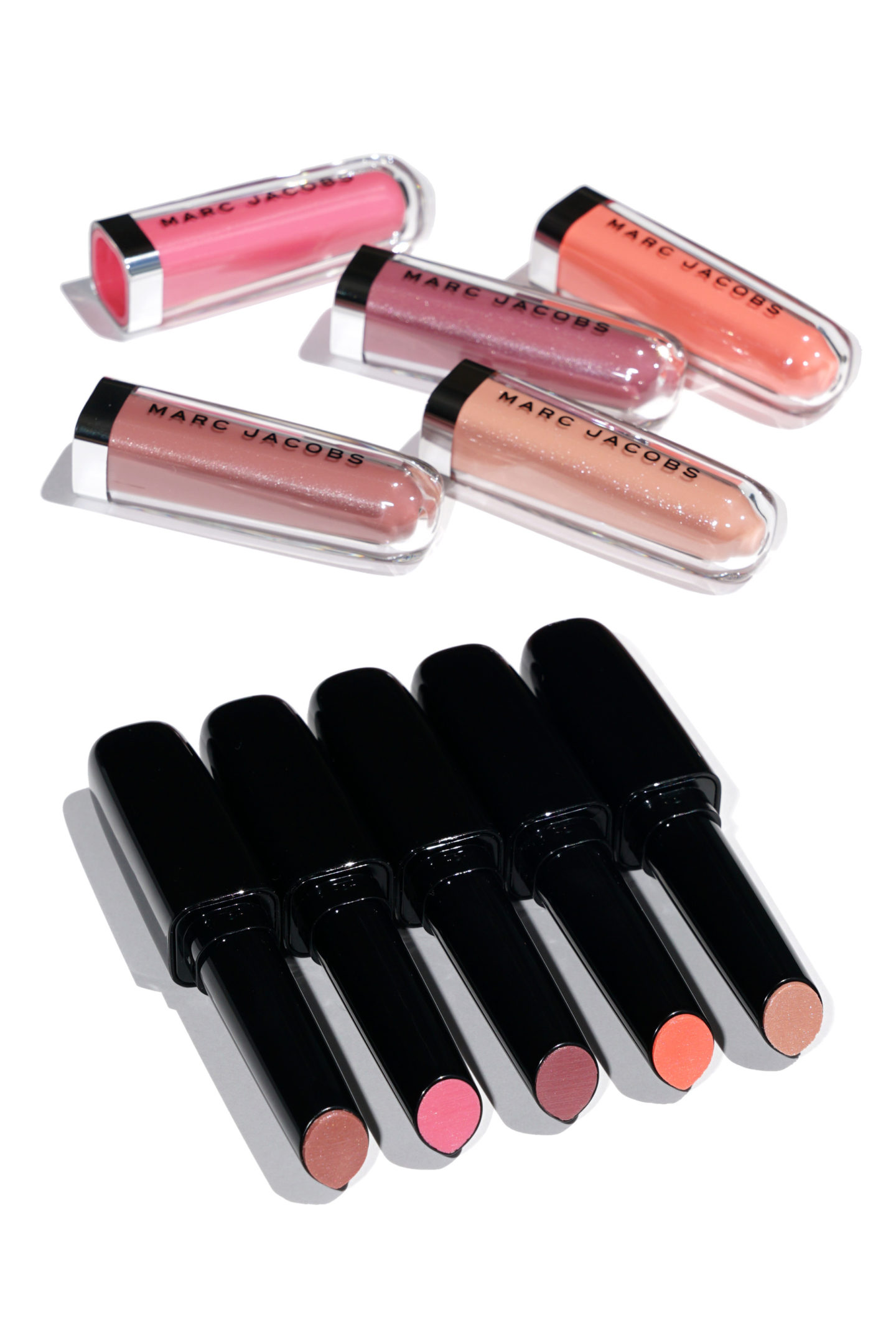  Marc Jacobs Beauté Enamored Lip Gloss lèvres Stick Mocha Choco Lata, Sweet Escape, un temps mauve, P (r) chacun, Sucre sucre | The Beauty Look Book 