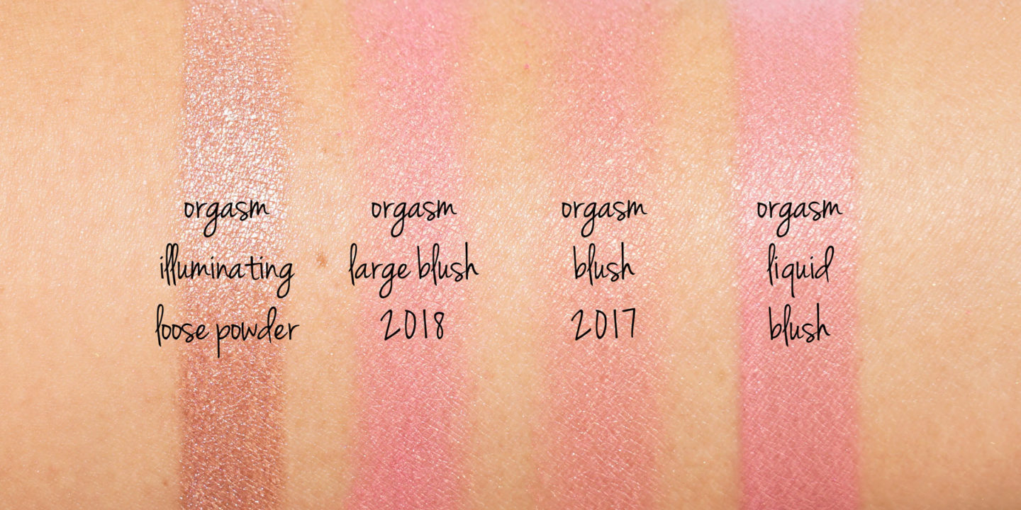  NARS Orgasme Blush Swatches 