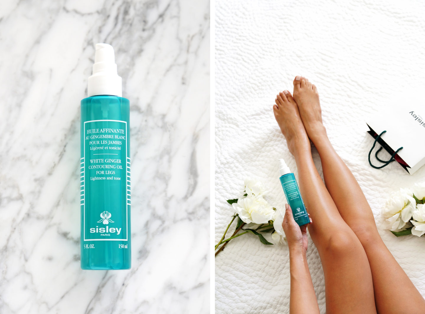 Sisley White huile de contour de gingembre pour les jambes