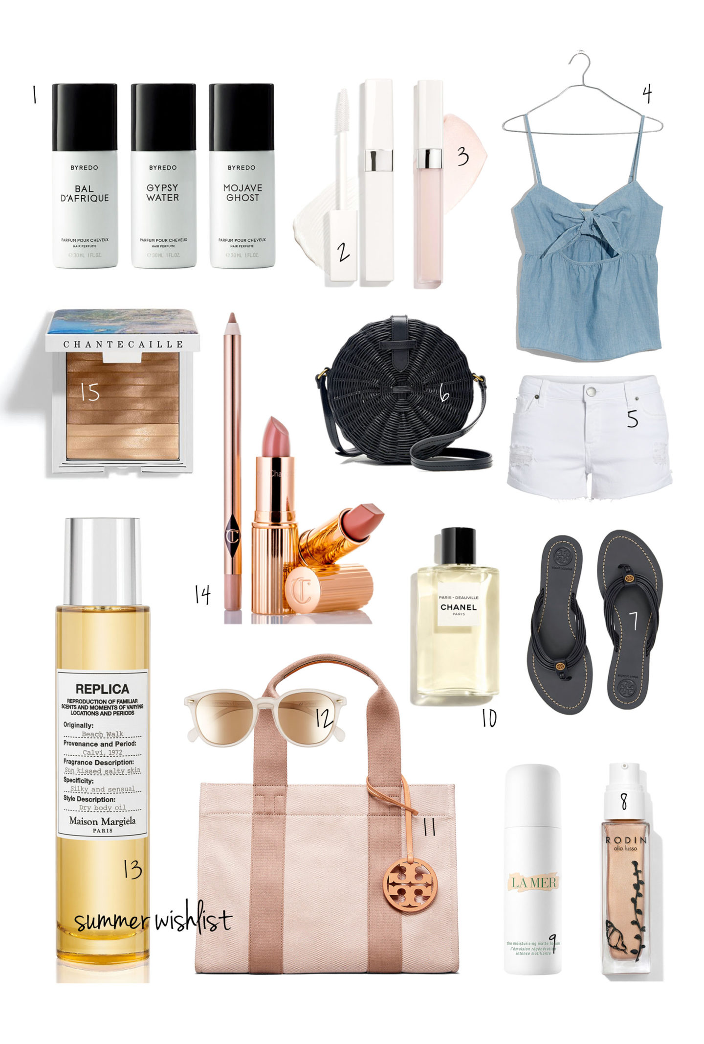 La liste d'été | Le livre de beauté