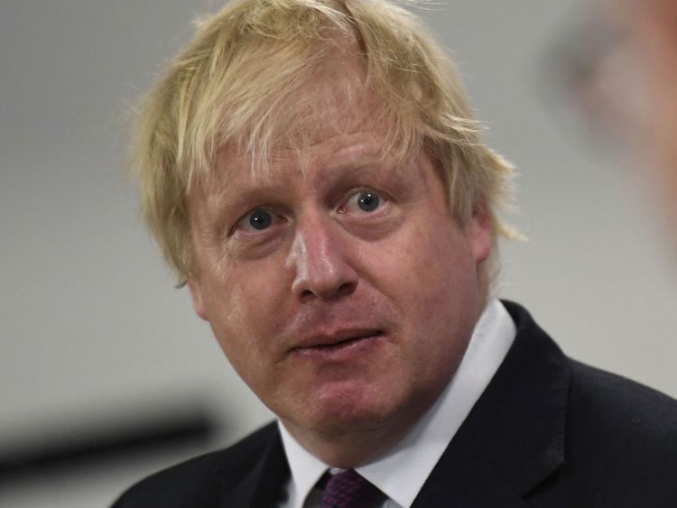 Boris Johnson a accueilli favorablement l'idée d'un avion Brexit & # 39;