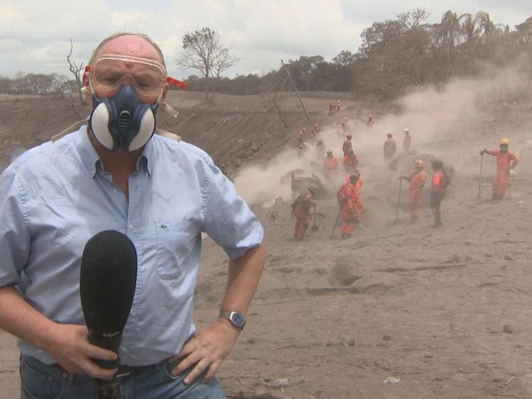  Sky Woods, qui est sur le terrain au Guatemala 