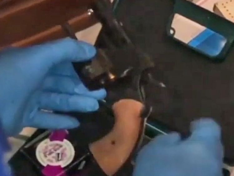  Raid de la mafia. Pic: RepTV 