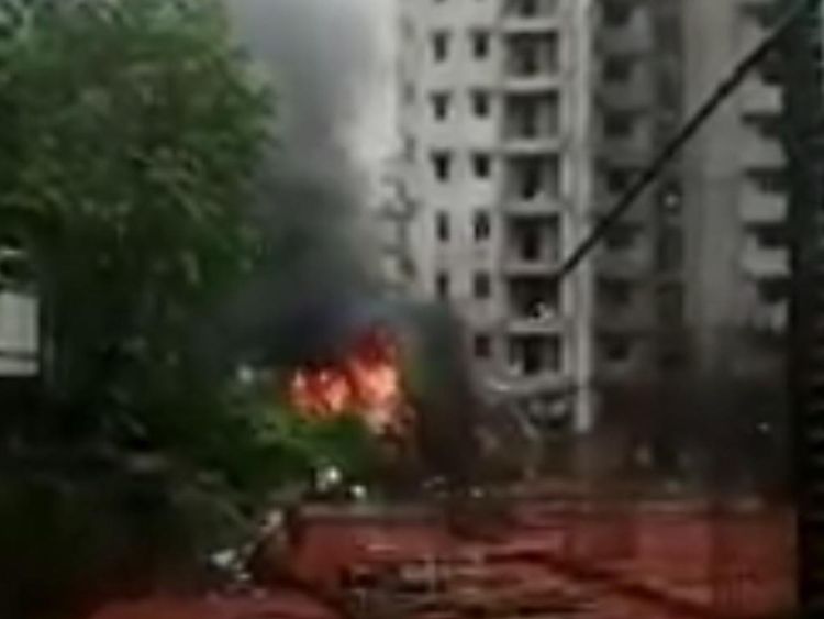 Crash d'un avion: Crash d'un avion affrété à Ghatkopar