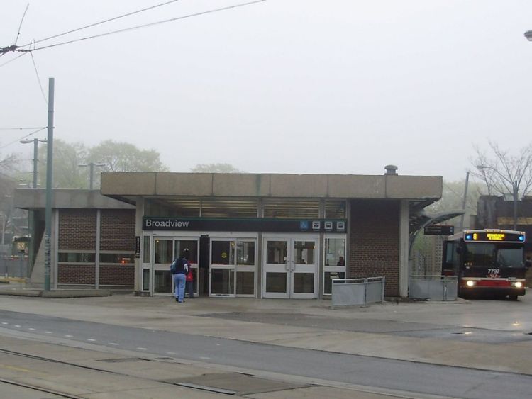 L'incident s'est produit à la station Broadview à Toronto