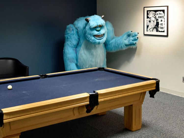  Le modèle Sulley grandeur nature du film Monsters Inc. Pic: Toys R US 