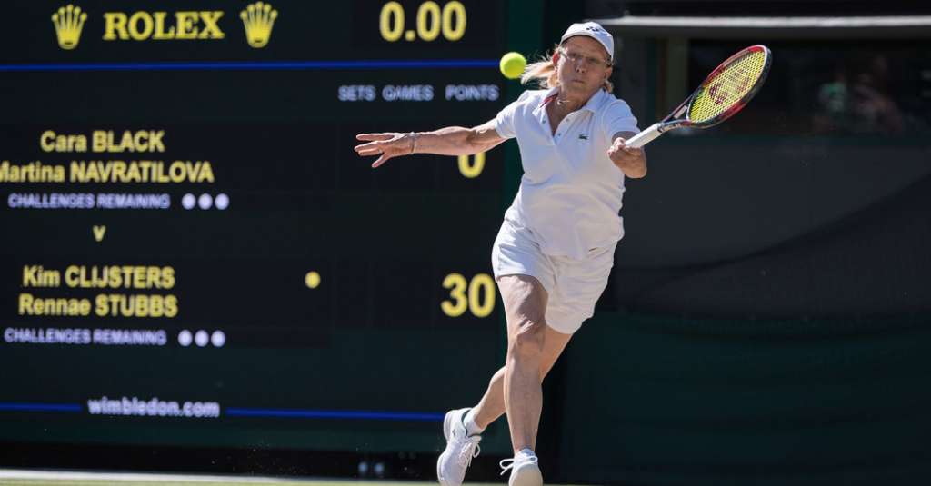 Martina Navratilova peut être retraitée, mais elle veut toujours gagner