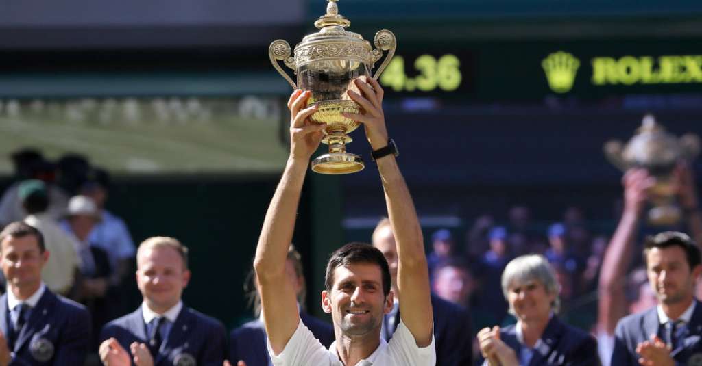 Novak Djokovic, de retour au sommet, bat Kevin Anderson pour un quatrième titre de Wimbledon