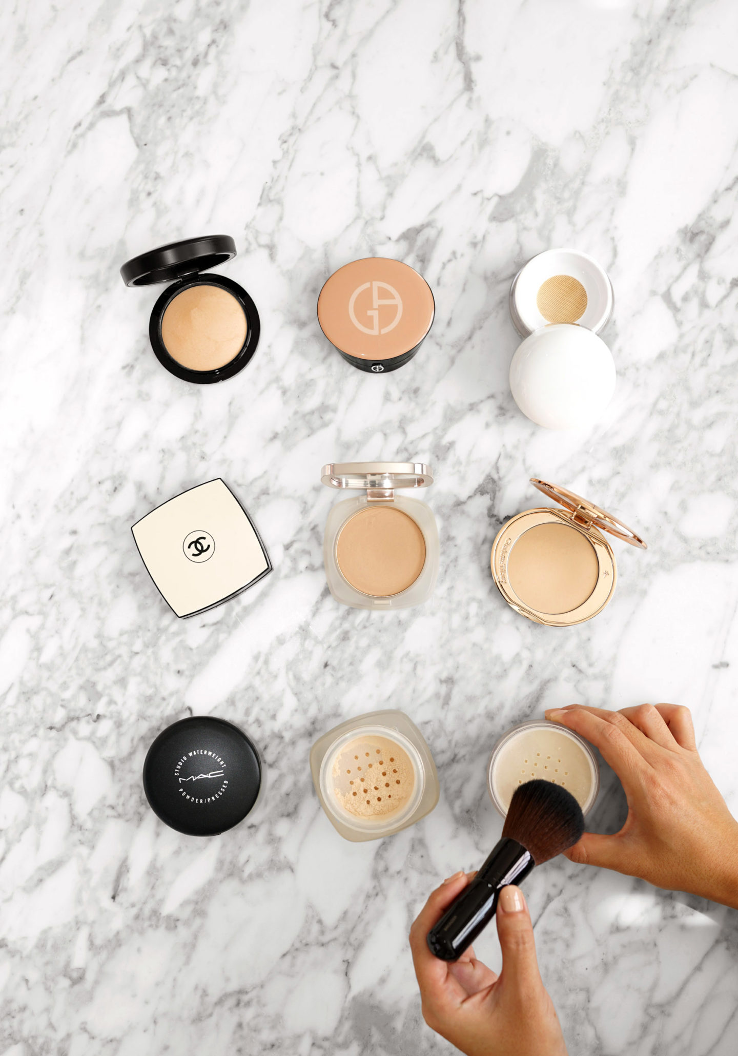 Poudres Meilleur Réglage Laura Mercier, MAC, Armani, Chanel, La Mer