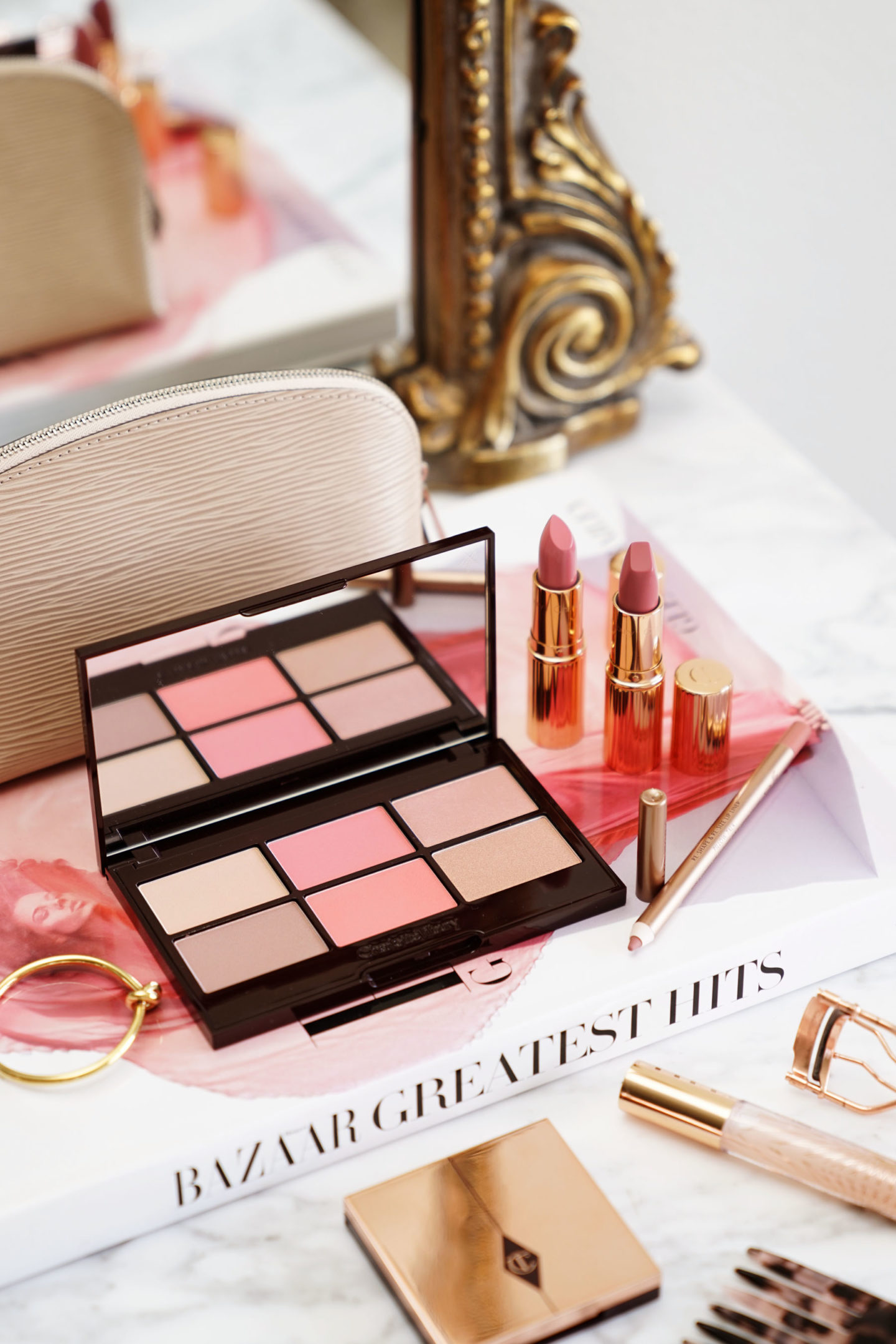 Nordstrom Anniversary Charlotte Tilbury Glowing Jolie peau Palette et jolie rose ensemble de lèvres