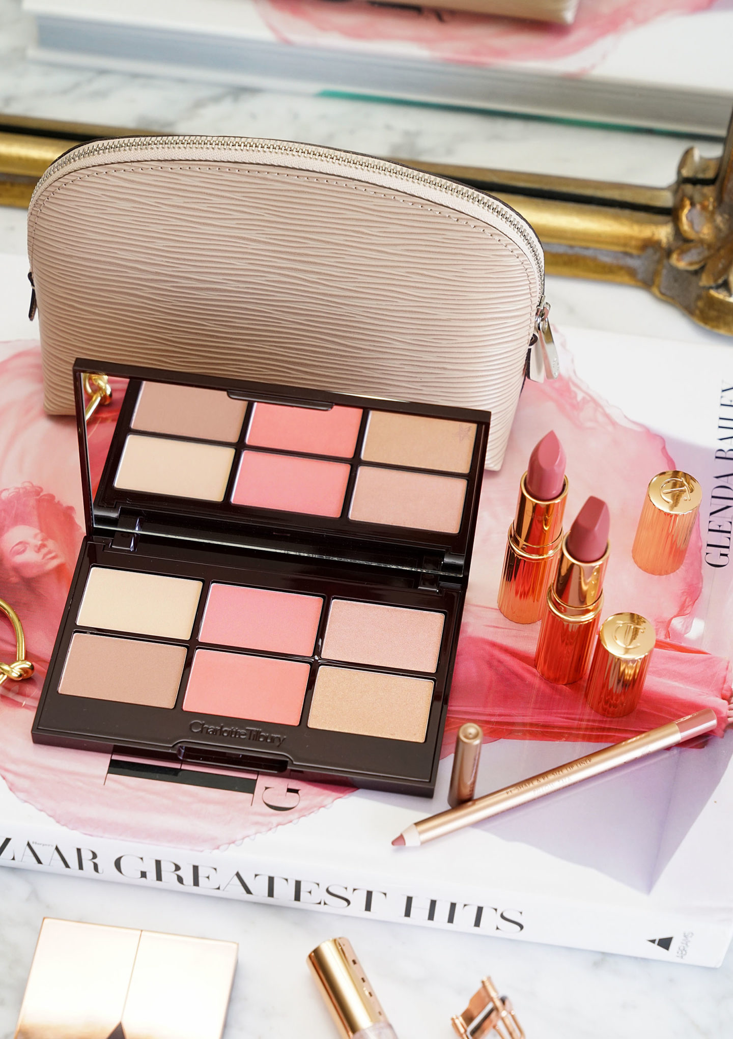 Nordstrom Anniversary Charlotte Tilbury Glowing Jolie peau Palette et jolie rose ensemble de lèvres
