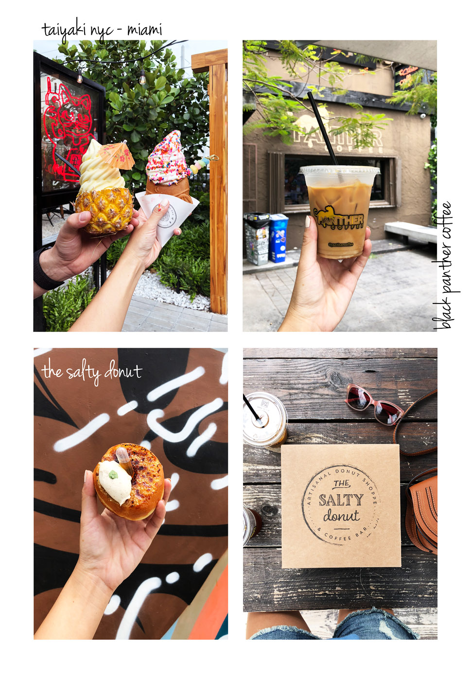 Miami Sweet Eats Taiyaki, café panthère et le beignet salé