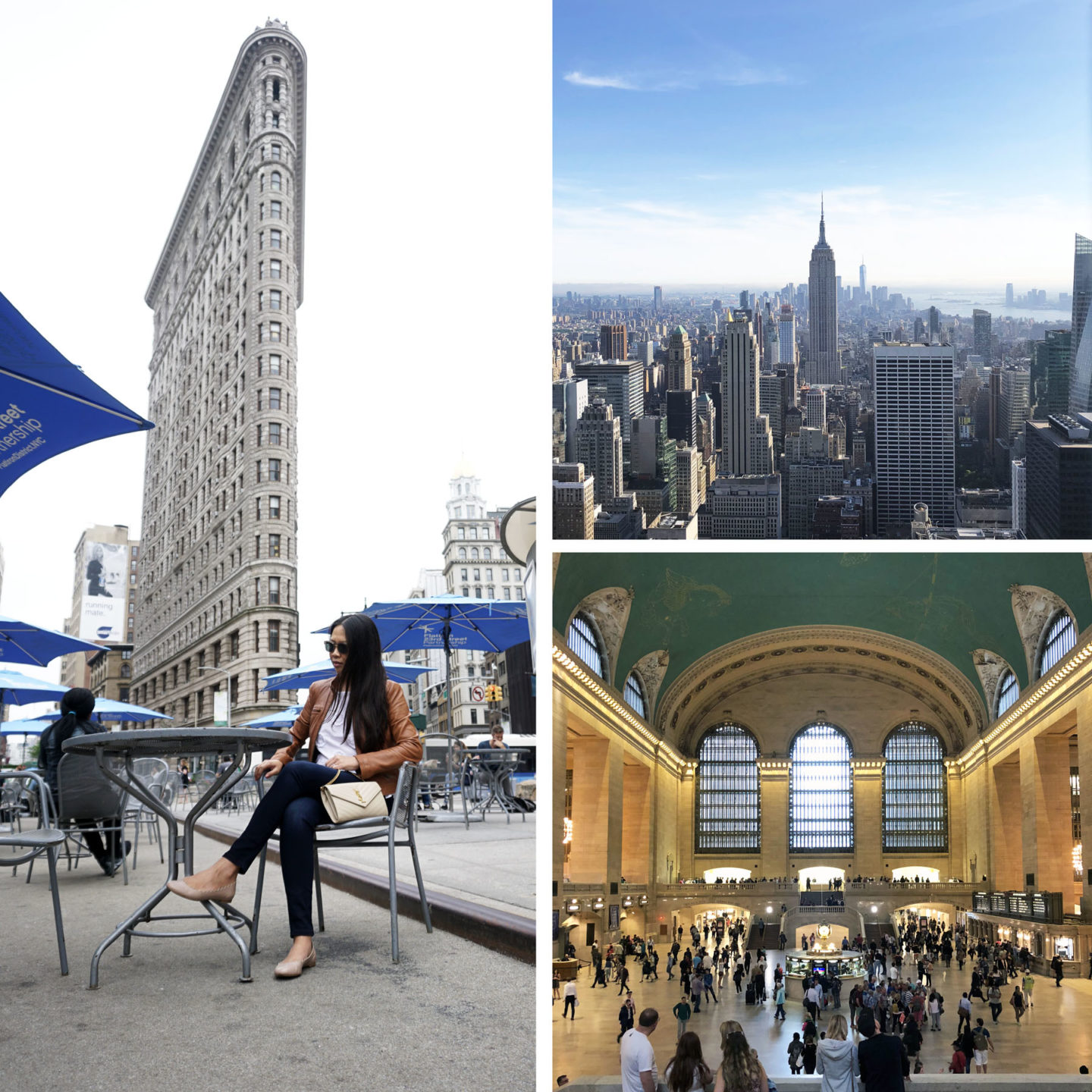 Vues de New York: Flatiron Building, Top of the Rock, Grand Central