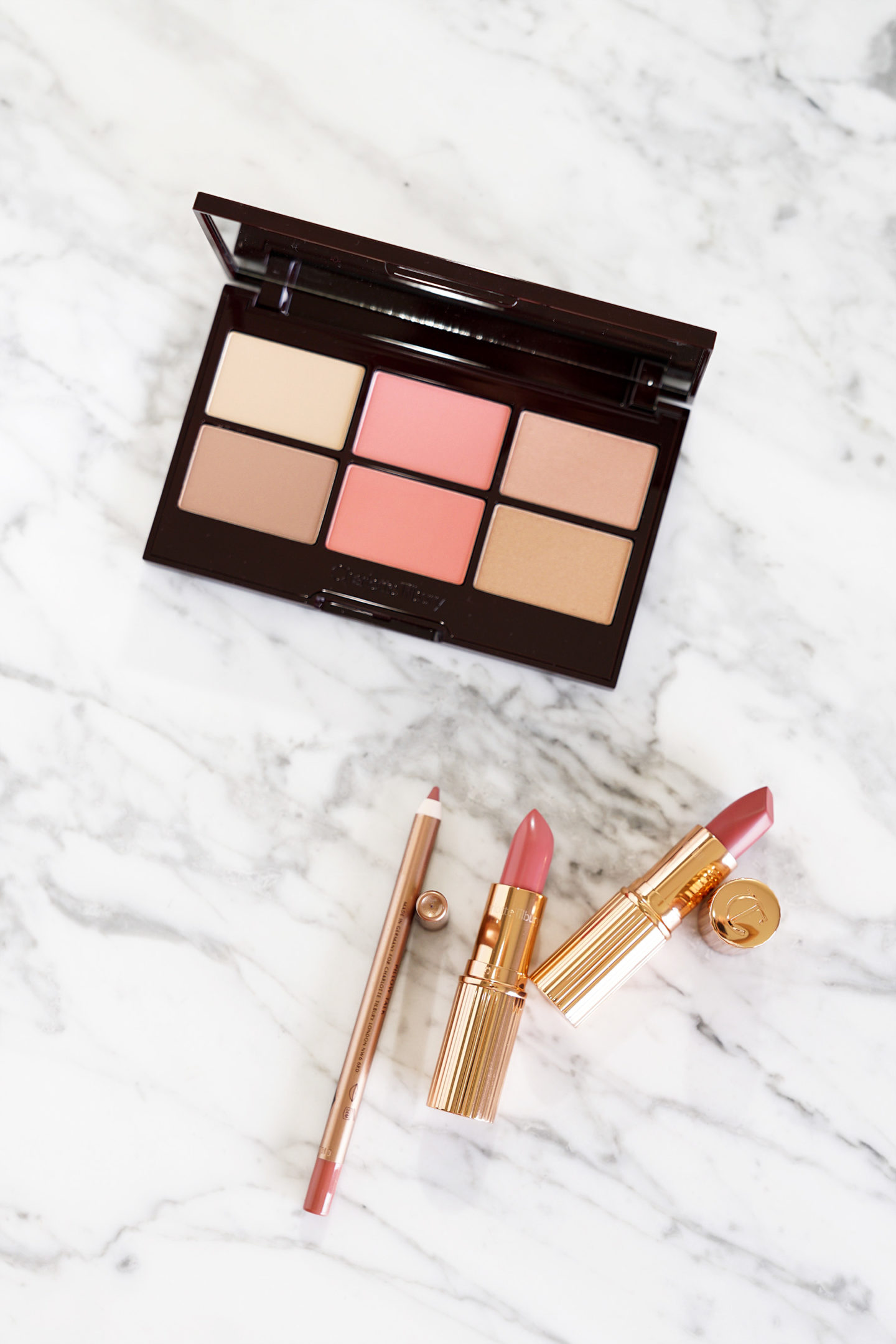 Nordstrom Anniversary Charlotte Tilbury Glowing Jolie peau Palette et jolie rose ensemble de lèvres