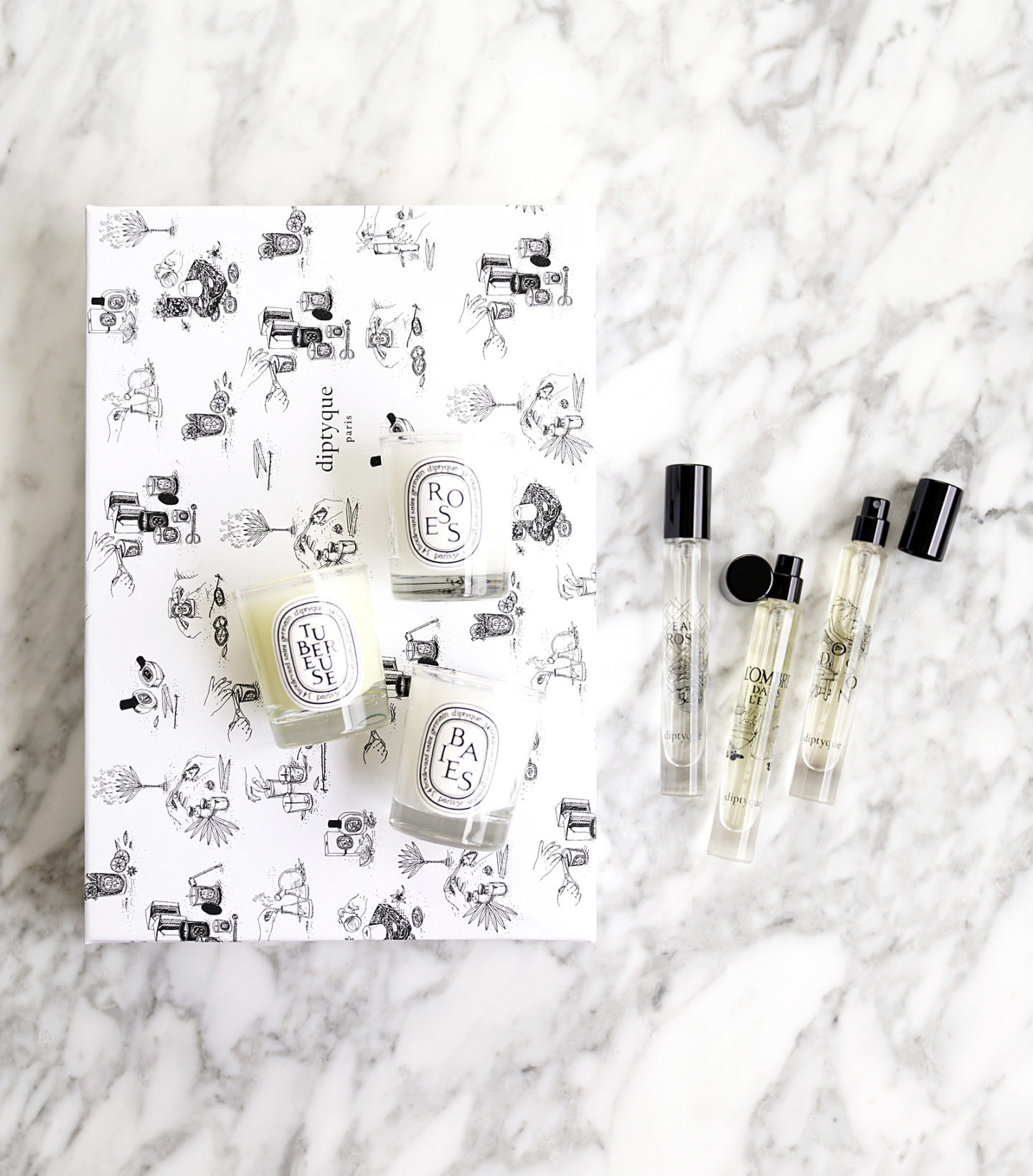 Nordstrom x Diptyque Bougie Florale et Eau de Toilette