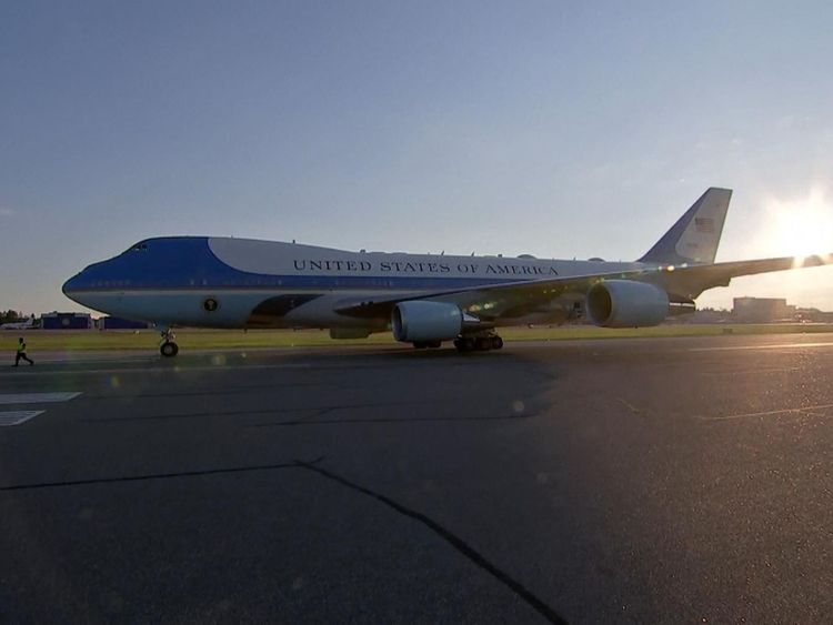 Donald Trump est arrivé à Helsinki