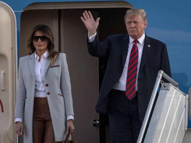 Donald et Melania Trump sont arrivés à Helsinki