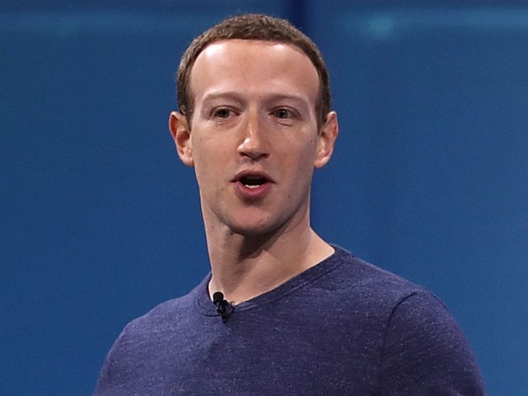 Le PDG de Facebook, Mark Zuckerberg, s'exprimera lors de la conférence des développeurs Facebook de la F8, le 1er mai 2018, à San Jose, en Californie. Le PDG de Facebook, Mark Zuckerberg, a prononcé le discours d'ouverture de la conférence des développeurs FB qui se tiendra jusqu'au 2 mai. 